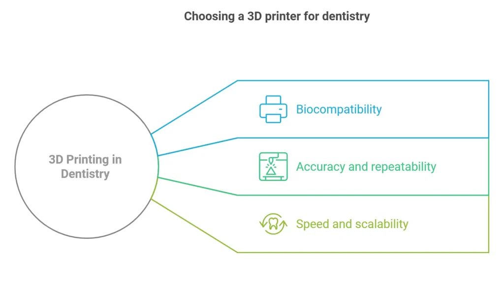 Choosing a 3D printer for dentistry