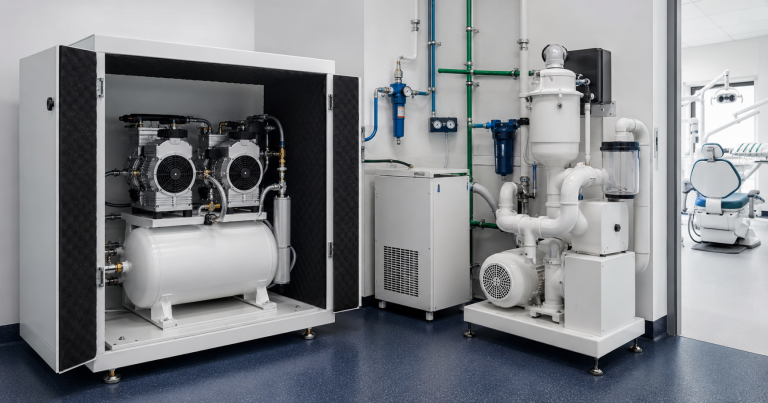 Dental Air Compressor UAE: 2026 Suction Buying Guide